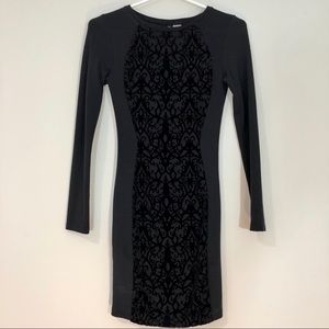 [165] DIVIDED by H&M Long Sleeve Black Dress